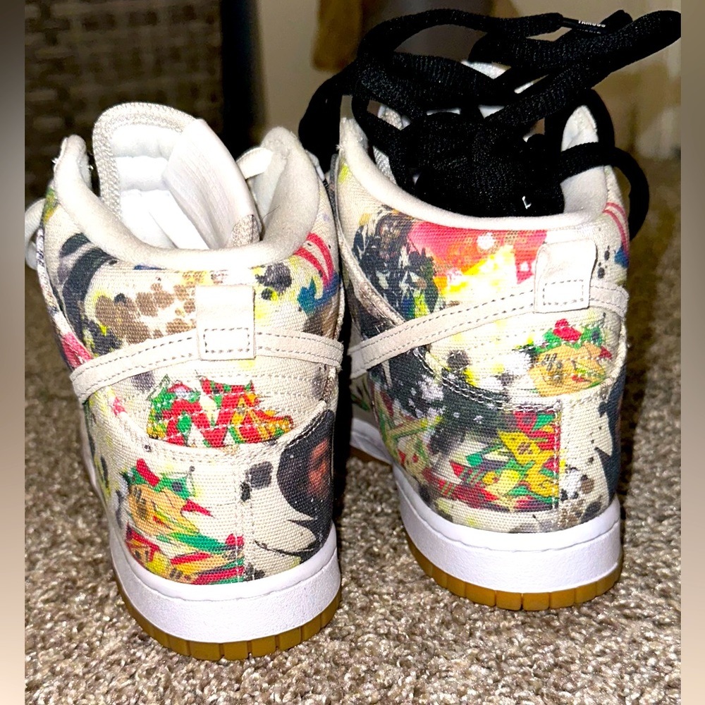 Brand new Nike high dunks , supreme ramellzee